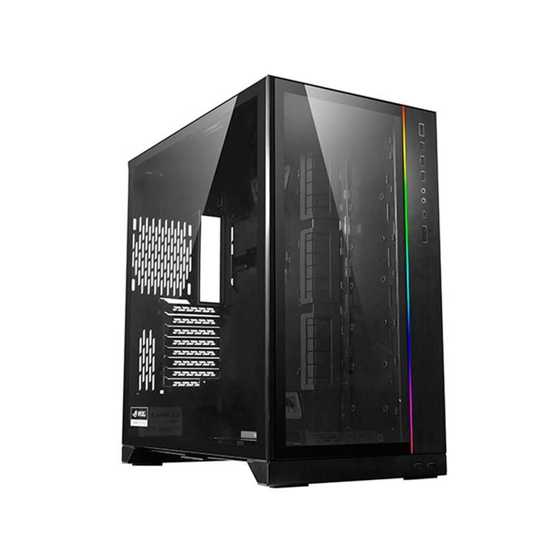 Imagem do produto Gabinete Gamer Lian Li PC-011 Dynamic XL ROG Edition RGB Full Tower E-ATX Preto - O11DXL-X BLACK em Magazine Luiza